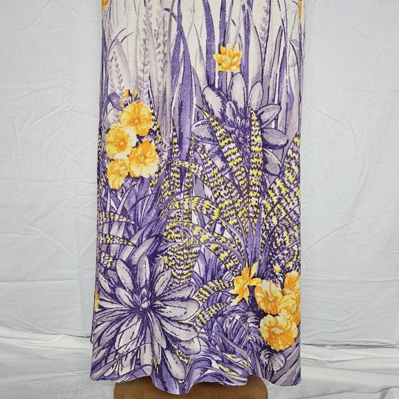 1970s Butterfields Dragonfly Dress - Picture 11 of 16